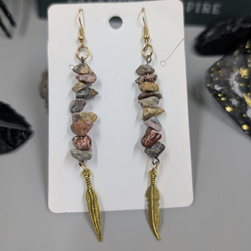 Desert Flight Jasper Dangles